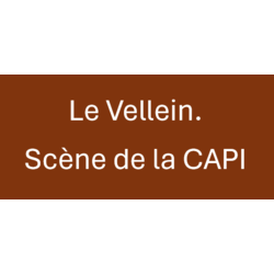 Marquage Coeur "Le Vellein. Sc&egrave;nes de la CAPI" Blanc