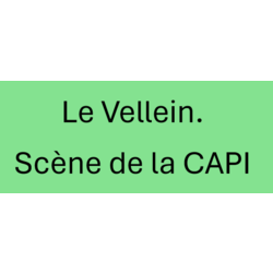 Marquage Coeur "Le Vellein. Sc&egrave;nes de la CAPI" Noir