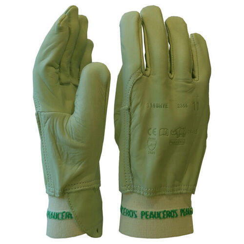 Gants cuir CONFORT vert