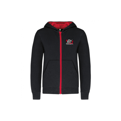 Sweat-shirt PVSC zipp&eacute; capuche enfant