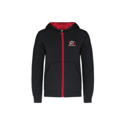 Sweat-shirt PVSC zipp&eacute; capuche enfant