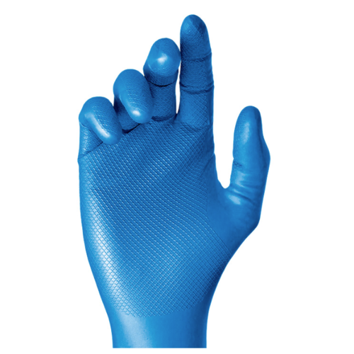 Boite de 50 gants jetables en nitrile non poudr&eacute;
