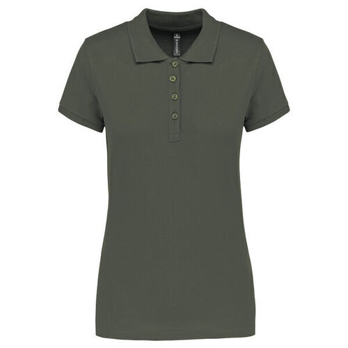 Polo MC femme piqu&eacute;