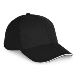 Casquette en coton biologique &agrave; sandwich contrast&eacute;