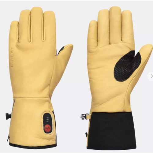 Gants cuir chauffants