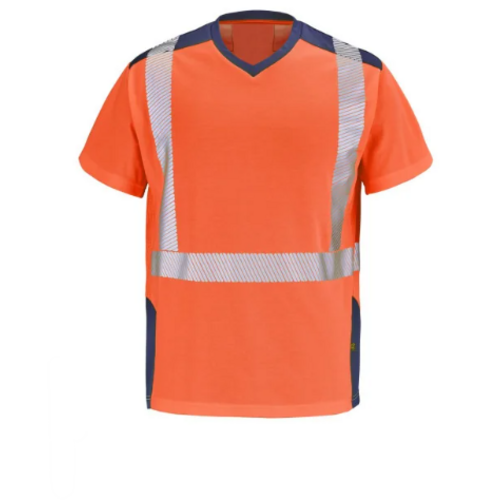 TEE SHIRT MANCHES COURTES FLUO GHARBI SAFE XP