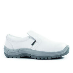 Mocassins de s&eacute;curit&eacute; homme PLUTONE S2 SRC BLANC Voiron