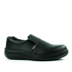 Mocassins de s&eacute;curit&eacute; femme EBANITE S2 SRA NOIR Voiron