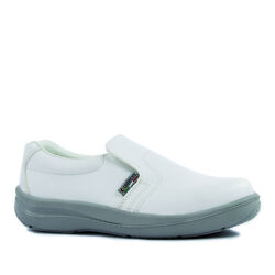 Mocassins de s&eacute;curit&eacute; femme STELLA S2 SRA BLANC Voiron