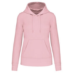 Sweat-shirt &agrave; capuche K4028 PALE PINK Voiron