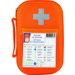 Trousse secours fluo ARTISAN 2/4 PERSONNES Voiron Trousse secours fluo ARTISAN 2/4 PERSONNES Voiron