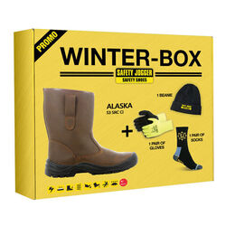 Box bottes fourr&eacute;es cuir + gants + chaussettes + bonnet Voiron